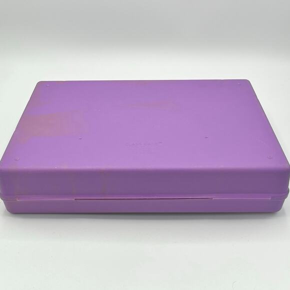 Vintage 1987 Class Case Divided Pencil School Supplies Plastic Case Made in USA - Picture 12 of 12